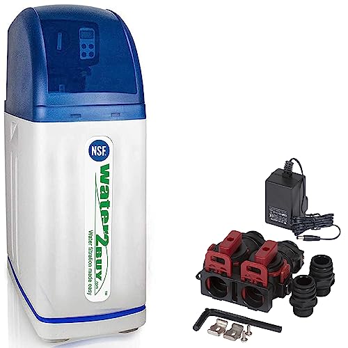 HQUA Descalcificador electrónico de agua 5000E, suavizador de agua  alternativo, sin sal, eliminación y prevención de cal y óxido